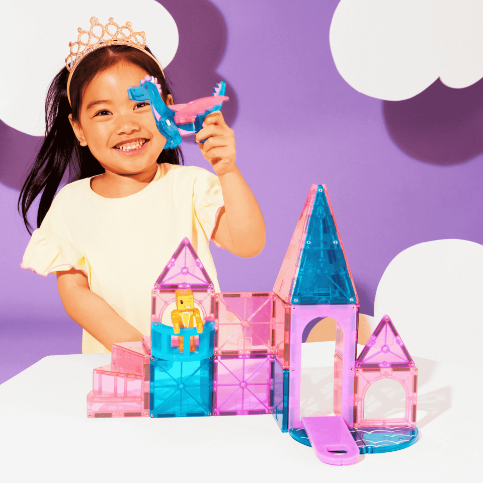 MAGNA-TILES® - Castle - Prenses Şatosu Manyetik Bloklar - 25 Parça