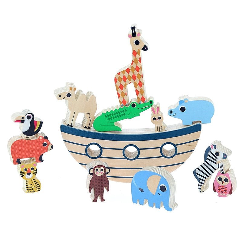 Vilac - Hayvanlar Gemisi Ahşap Denge Oyunu