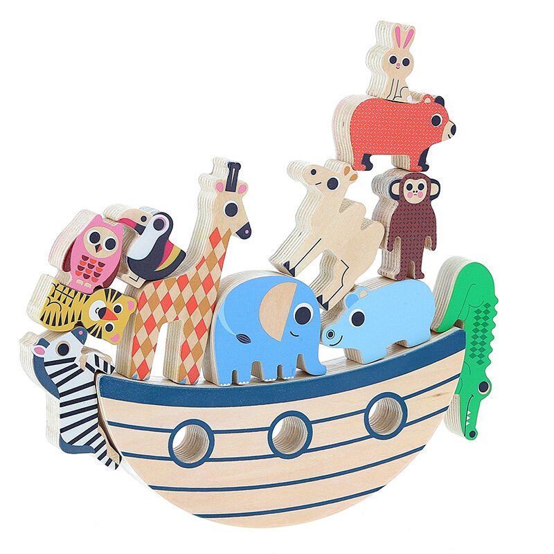 Vilac - Hayvanlar Gemisi Ahşap Denge Oyunu