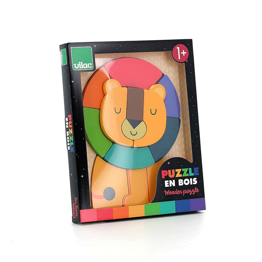 Vilac - Ahşap Aslan Puzzle