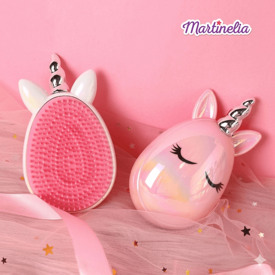 Martinelia - Unicorn Kız Çocuk Unicorn Saç Fırçası - Pembe