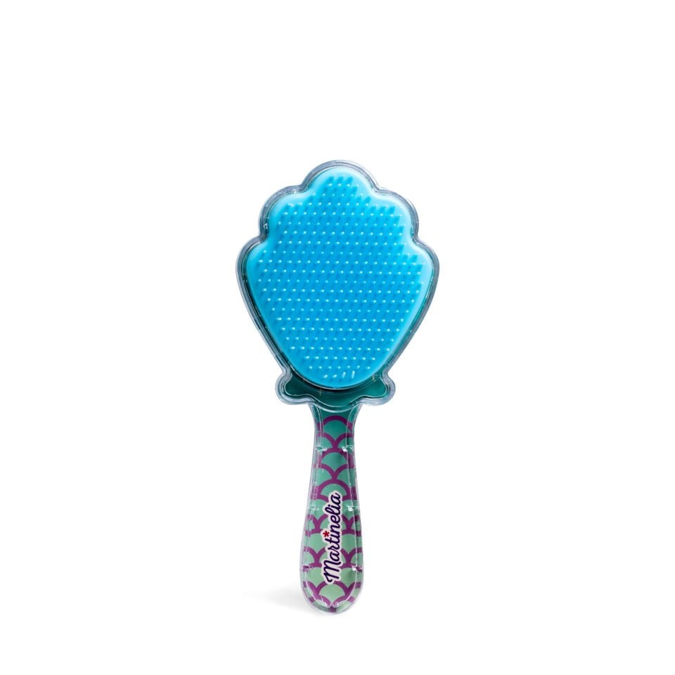 Martinelia - Mermaid Shell Kız Denizkızı Kız Çocuk Saç Fırçası - Mavi