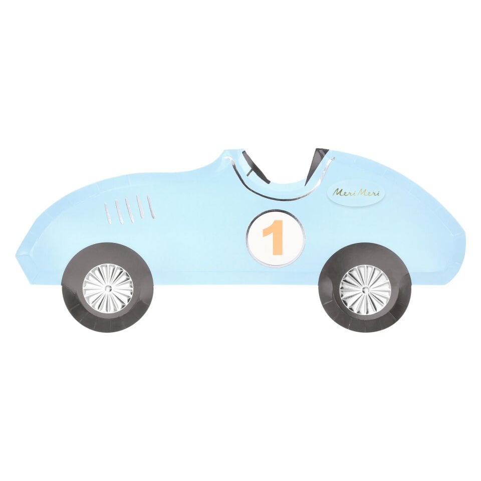 Meri Meri - Race Car Plates - Yarış Arabası Tabaklar - 8'li