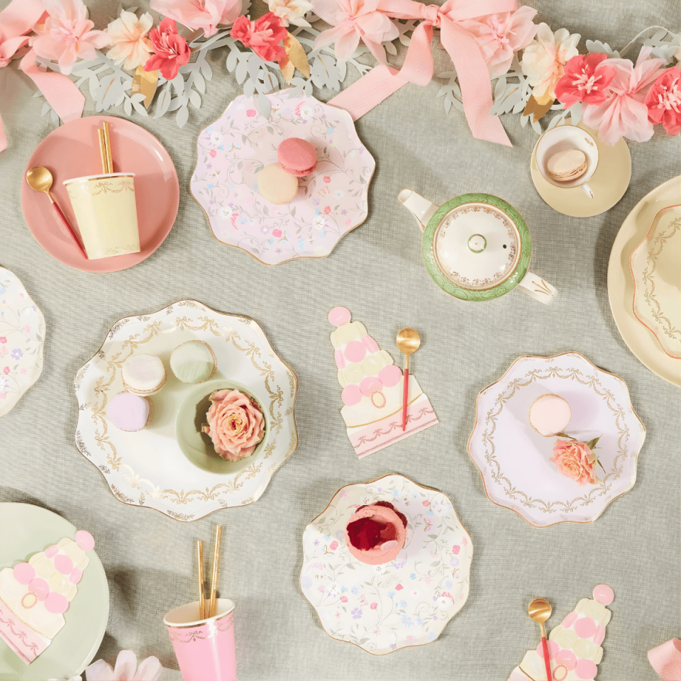 Meri Meri - Ladurée Paris Macaron Pyramid Napkins - Ladurée Paris Makaron Piramit Peçeteler - 16'lı