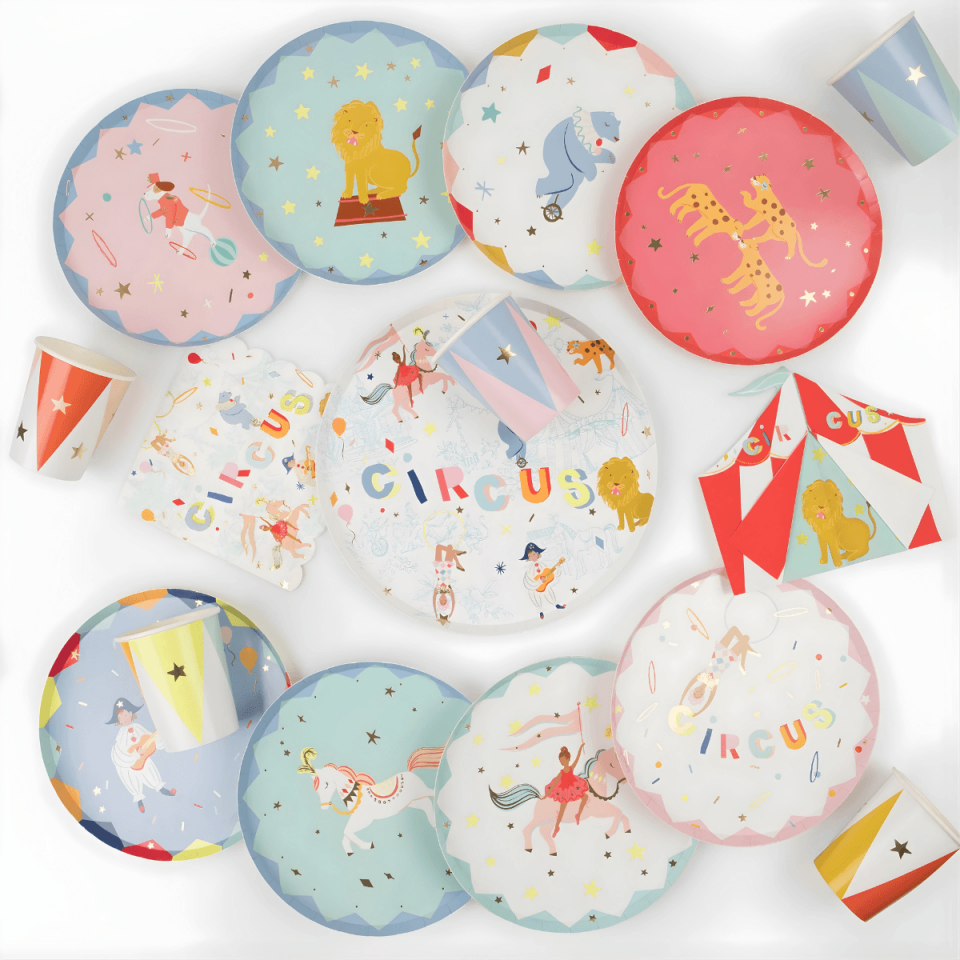 Meri Meri - Circus Large Napkins - Sirk Peçeteler (L) (x16)