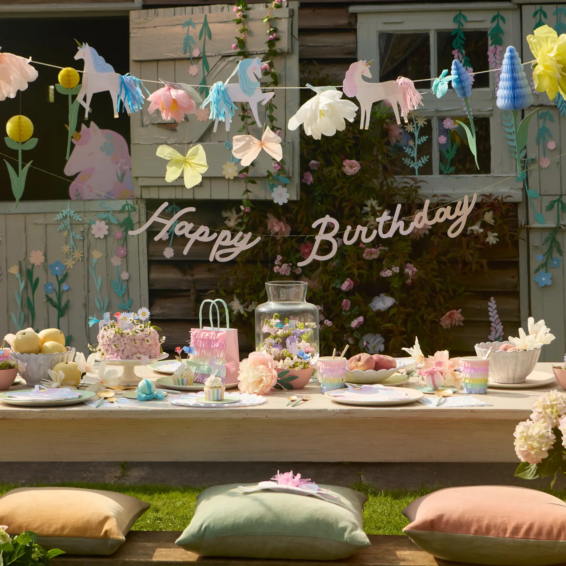 Meri Meri - Unicorn Şekilli Peçeteler - 16 Adet