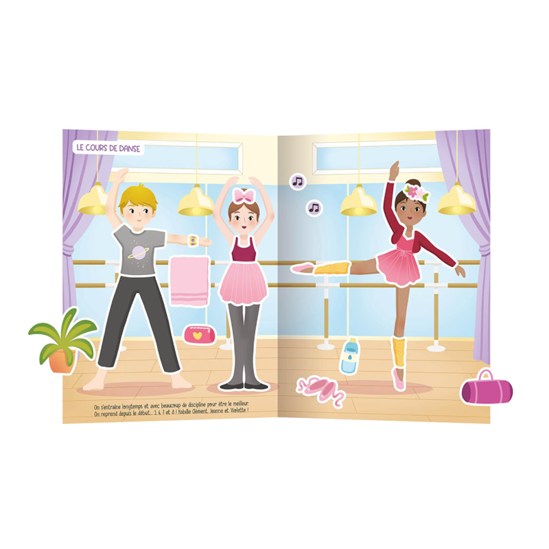 Mes 500 Autocollants Creatifs - Jolıes Danseuses