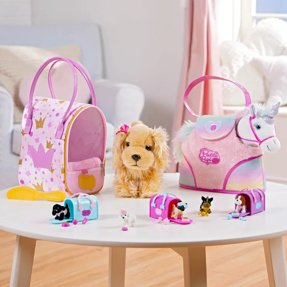Pucci Pups Cocker Spaniel ve Pembe Çanta