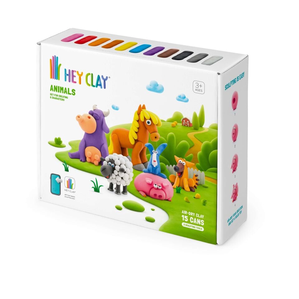 Hey Clay Hava ile Kuruyan Kil (15'li kutu) - Hayvanlar
