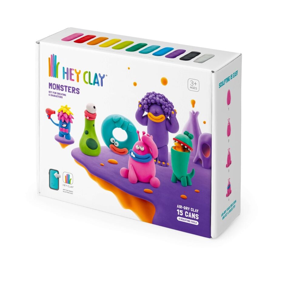 Hey Clay Hava ile Kuruyan Kil (15'li kutu) - Monsters