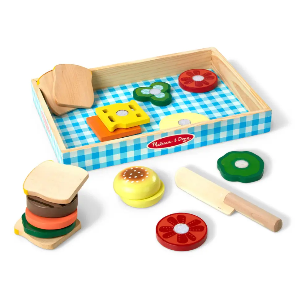 Melissa&Doug Ahşap Sandviç Seti