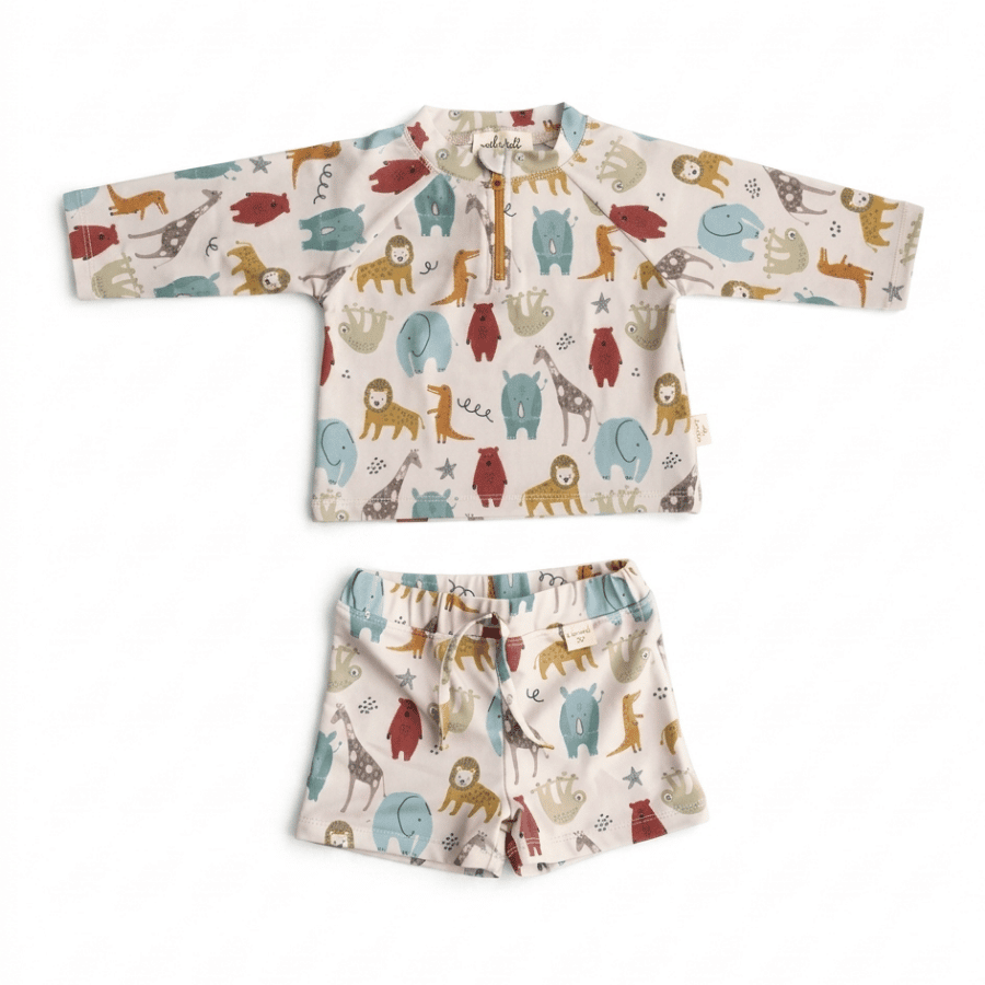 Alt Üst Erkek Bebek Set - Jungle