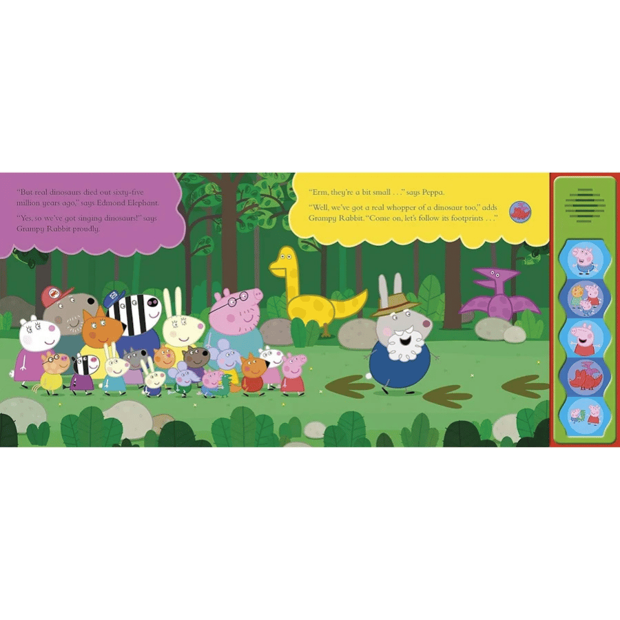 Peppa Pig - Stomp And Roar A Noisy Dinosaur Book