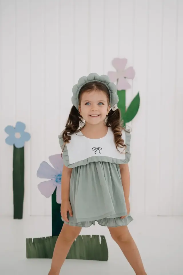 Ilo+ Friends Furbelow Bluz ve Şort Alt Üst Takım