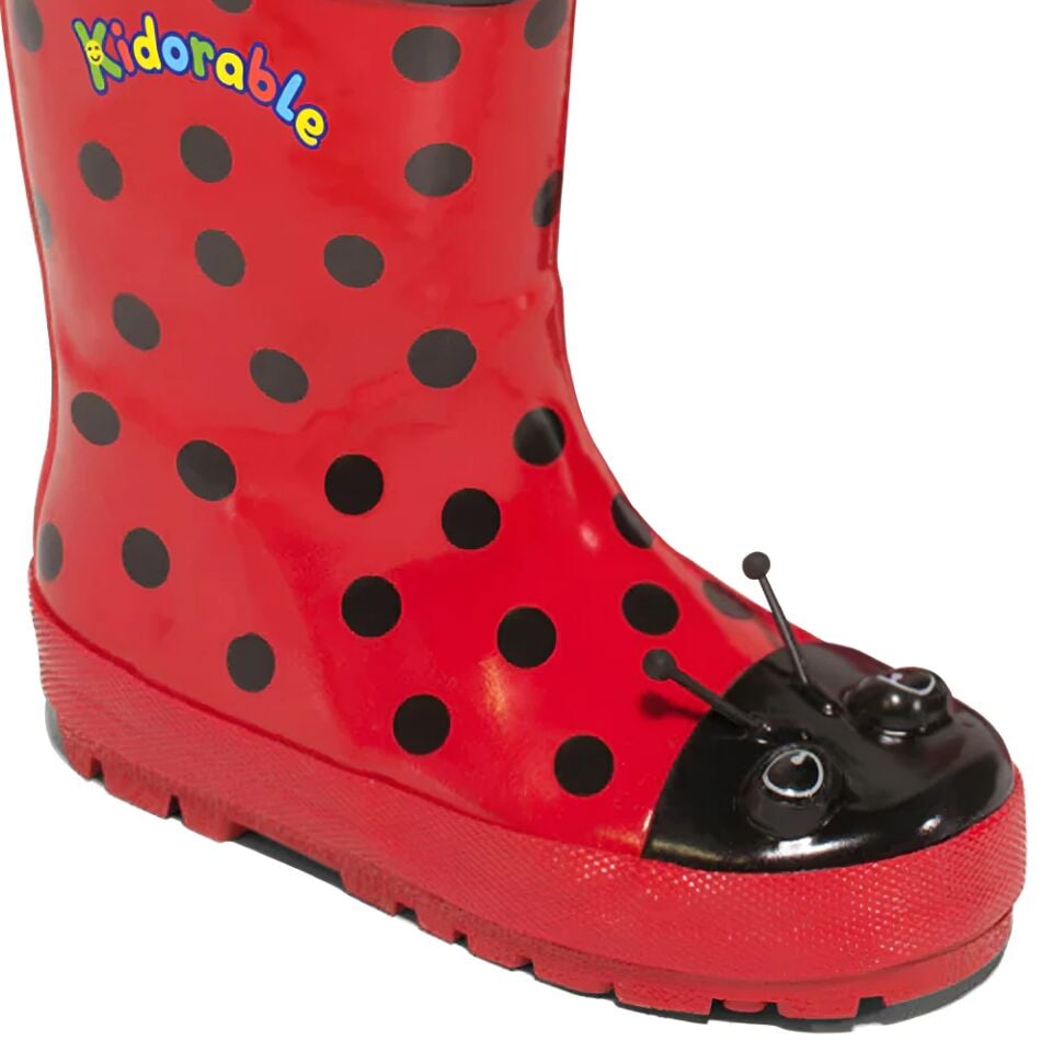 Kidorable Uğur Böceği Çocuk Yağmur Çizmesi
