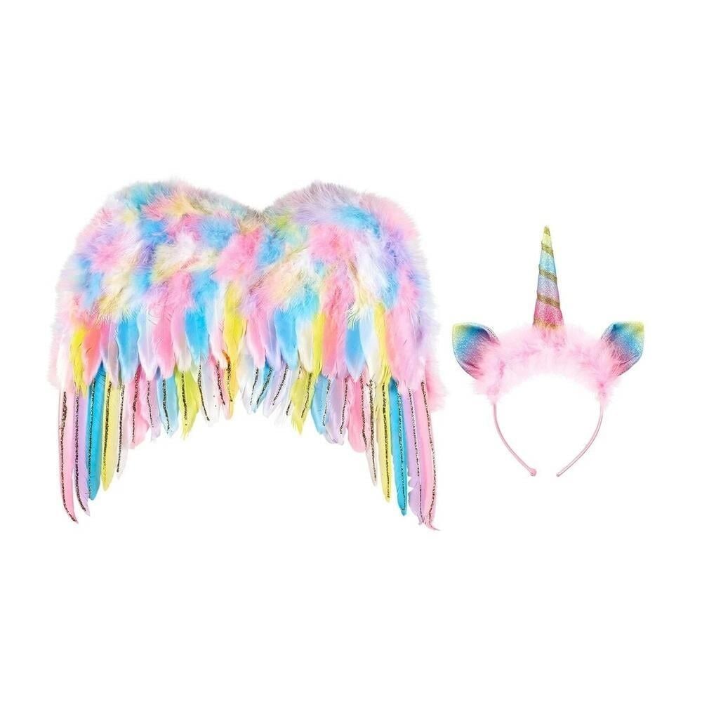 Souza Çocuk Unicorn Seti - Kanat ve Taç